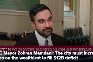 纽约市长曼达尼：纽约市必须提高对富人的征税以填补120亿美元财政赤字